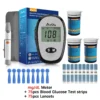 Blood Glucose Meter With GDH Blood Glucose Test Strip Glucometer Kit Blood Sugar Monitor for Diabetes Test 5 Seconds Fast Result - Image 12