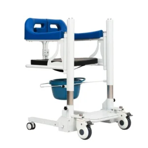 Multifunctional Electric Lift Nursing Commode Chair Patient Elderly Transfer Wheelchair  Home Hospital Care