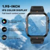 LIGE Smartwatch 1.95 Inch Screen Health Monitoring Watches - Image 2