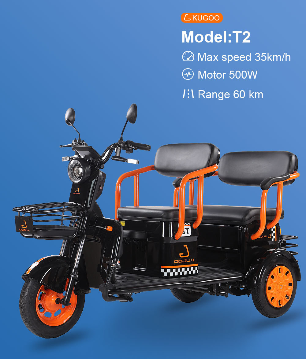 electric tricycle 500w 60v 60km range